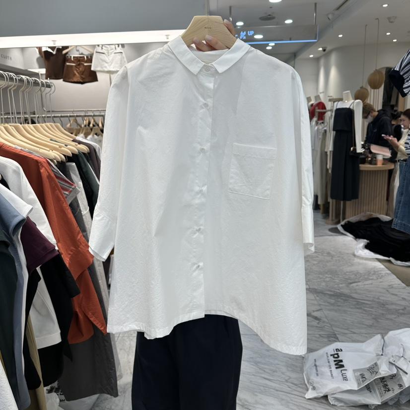 REVE-L韓國東大門直郵女士新款時尚職業休閑推薦襯衫蕾絲衫REVE-L襯衫/蕾絲衫