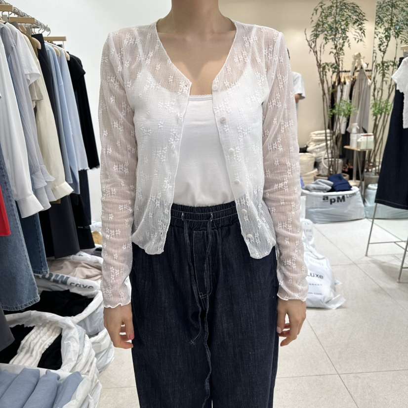 GRACIA韓國直郵實拍女裝新品熱賣推薦襯衫蕾絲衫蕾絲開衫GRACIA襯衫/蕾絲衫