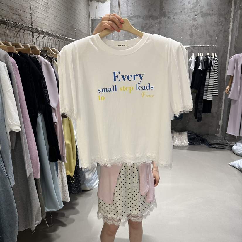 JUNI韓國代購女裝新品職業休閑熱賣時尚人氣26春夏推薦T恤my juniT恤