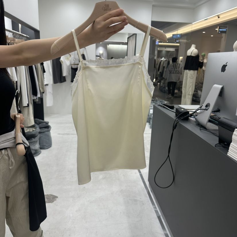 THE VALUE韓國直郵實拍女士新款人氣時尚推薦吊帶背心開衩THE VALUE吊帶/背心