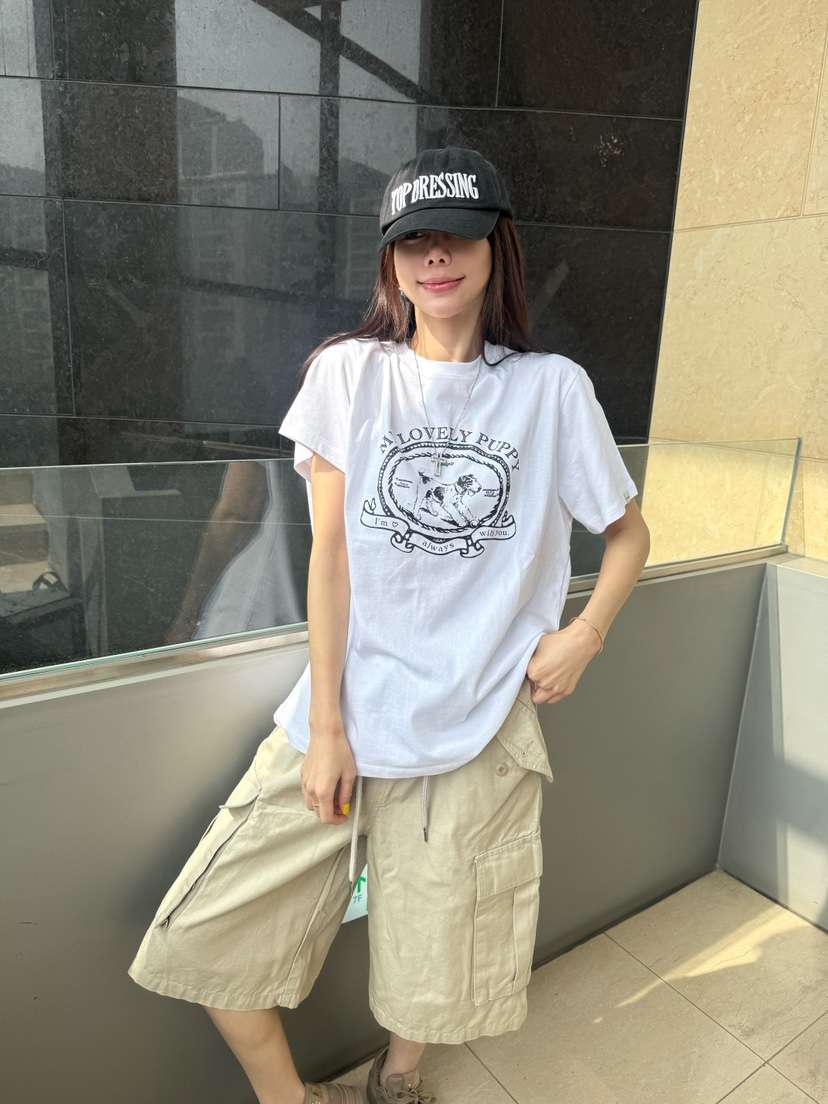 LUMIPLE韓國代購女裝新款人氣職業推薦26春夏時尚T恤可愛的LUMIPLET恤