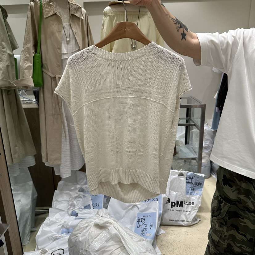 MELO韓國東大門代購女裝新品人氣26春夏熱賣職業推薦針織衫MELO針織衫