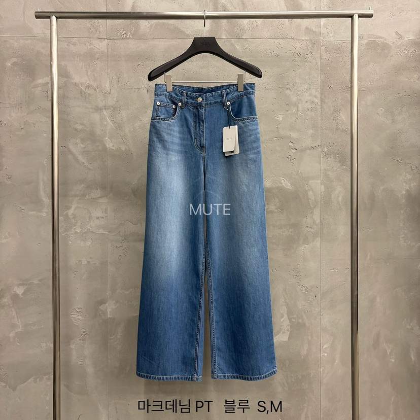MUTE-P韓國東大門直郵女士新款推薦休閑26春夏時尚牛仔褲MUTE牛仔褲