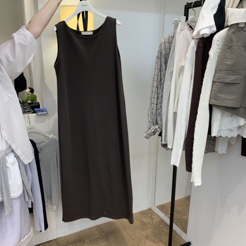 JINSIM韓國直郵女裝新品休閑推薦26春夏時尚連衣裙含腰帶JINSIM連衣裙