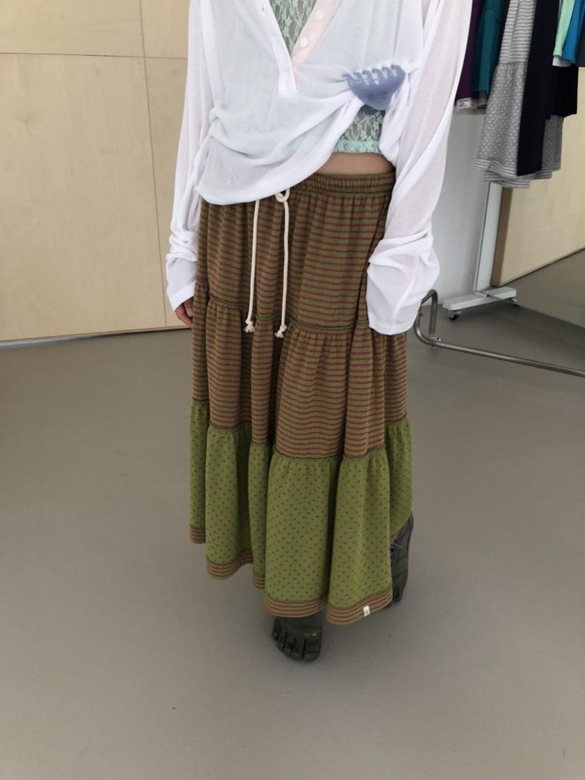 FLASH/I LOVE ME韓國直郵女裝新款26春夏熱賣長裙雙面FLASH/I LOVE ME長裙