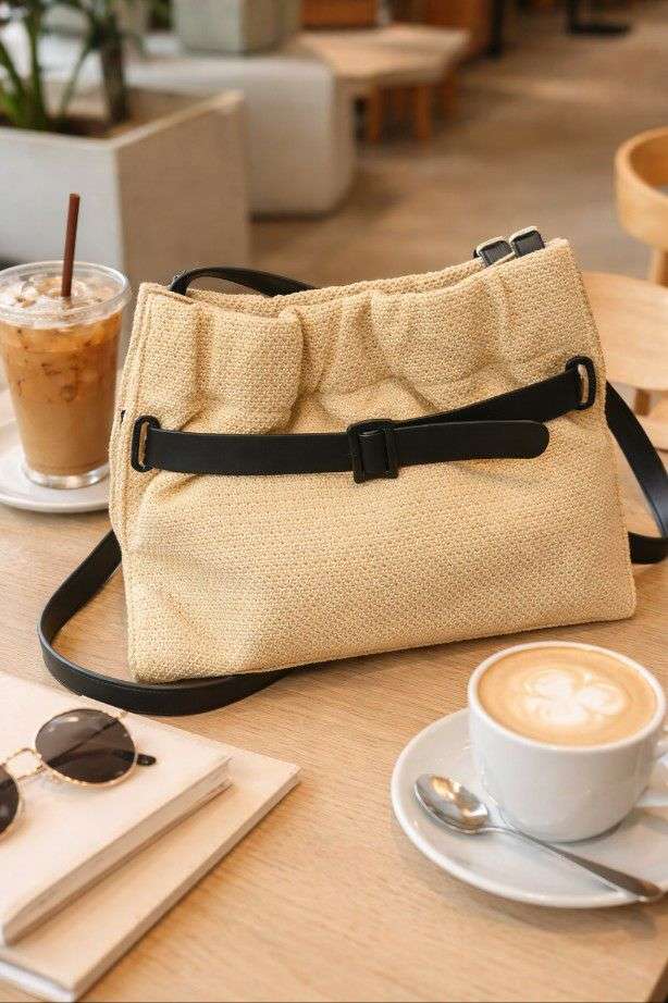 TROUVAILLE韓國直郵女裝新款26春夏人氣時尚休閑單肩斜跨包TROUVAILLE單肩/斜跨包