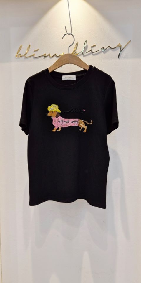 RICO/BLING BLING-S韓國直郵女士新品人氣推薦休閑T恤RICO/BLING BLING-ST恤