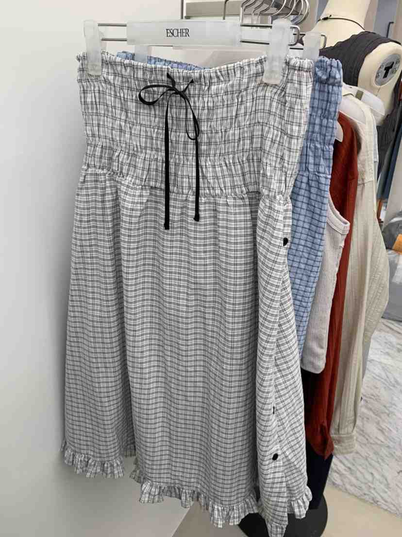 ESCHER韓國代購女裝新款真品時尚休閑職業26春夏半身裙中短裙ESCHER半身裙/中短裙