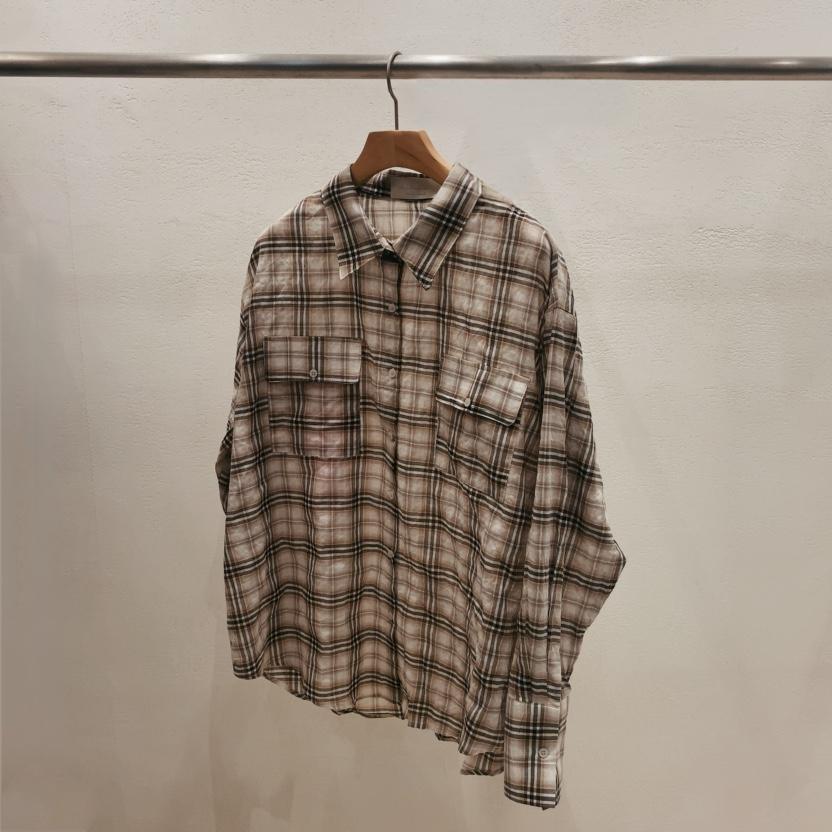 DARLUZ_MI韓國代購女士新款26春夏休閑熱賣襯衫蕾絲衫口袋DARLUZ_MI襯衫/蕾絲衫