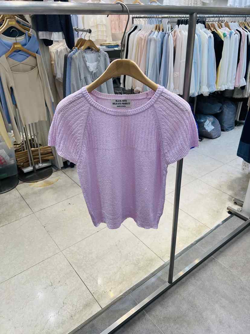 BLACK NOTE韓國代購女裝新款休閑時尚26春夏人氣針織衫羅紋BLACK NOTE針織衫