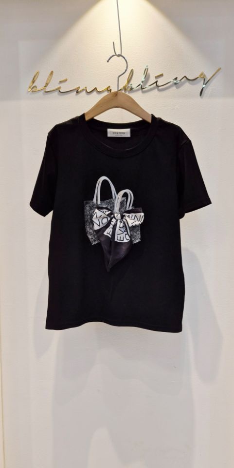 RICO/BLING BLING-S東大門實拍女裝新品時尚真品T恤圍巾RICO/BLING BLING-ST恤