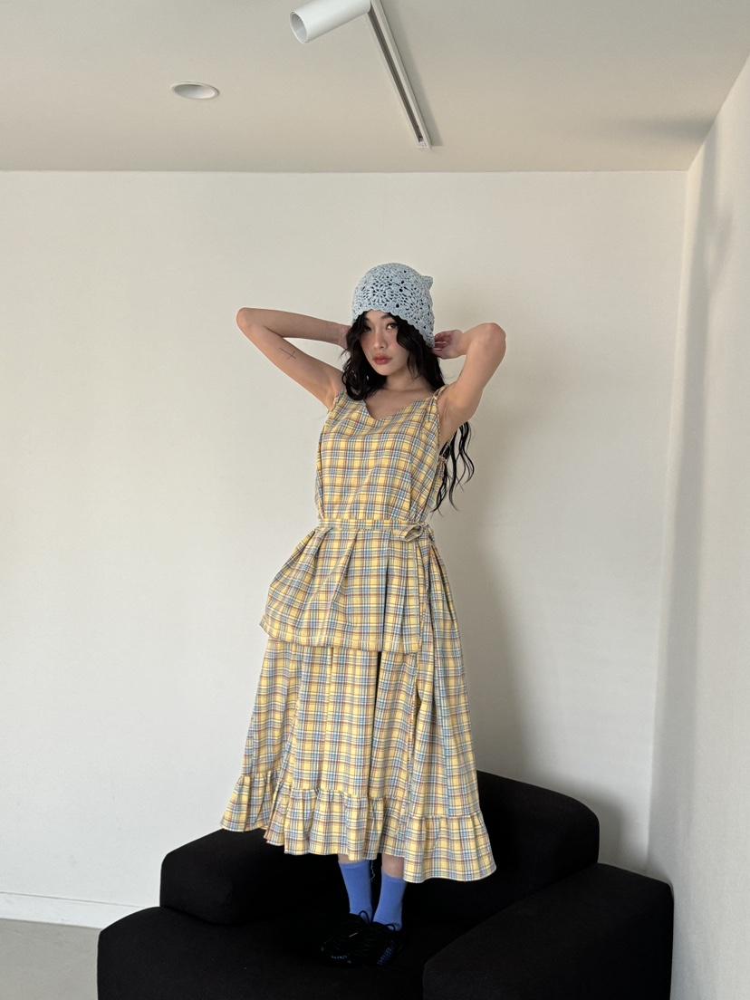 MAISONDEGLORY韓國直郵女士新品推薦熱賣26春夏職業連衣裙MAISON DE GLORY連衣裙