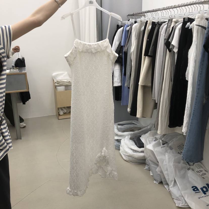 STAINLESS韓國直郵女裝新品熱賣推薦真品時尚人氣連衣裙蕾絲STAINLESS連衣裙