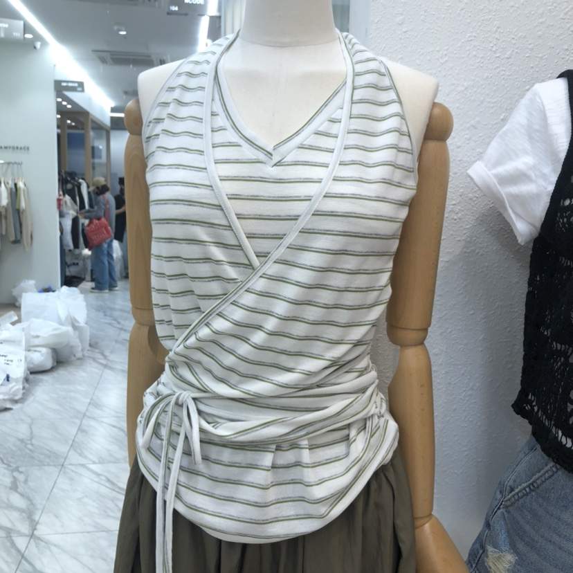 ALMOND PEPE韓國直郵女裝新款時尚真品26春夏吊帶背心假兩件ALMOND PEPE吊帶/背心