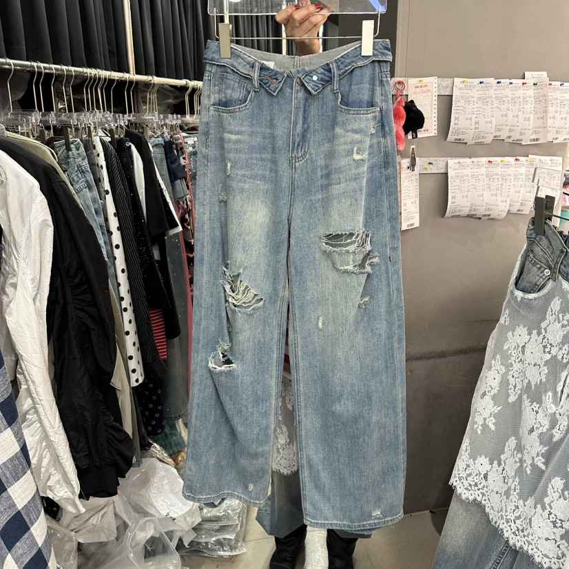 MOMAZU韓國直郵女士新款推薦職業休閑熱賣26春夏人氣牛仔褲MOMAZU牛仔褲