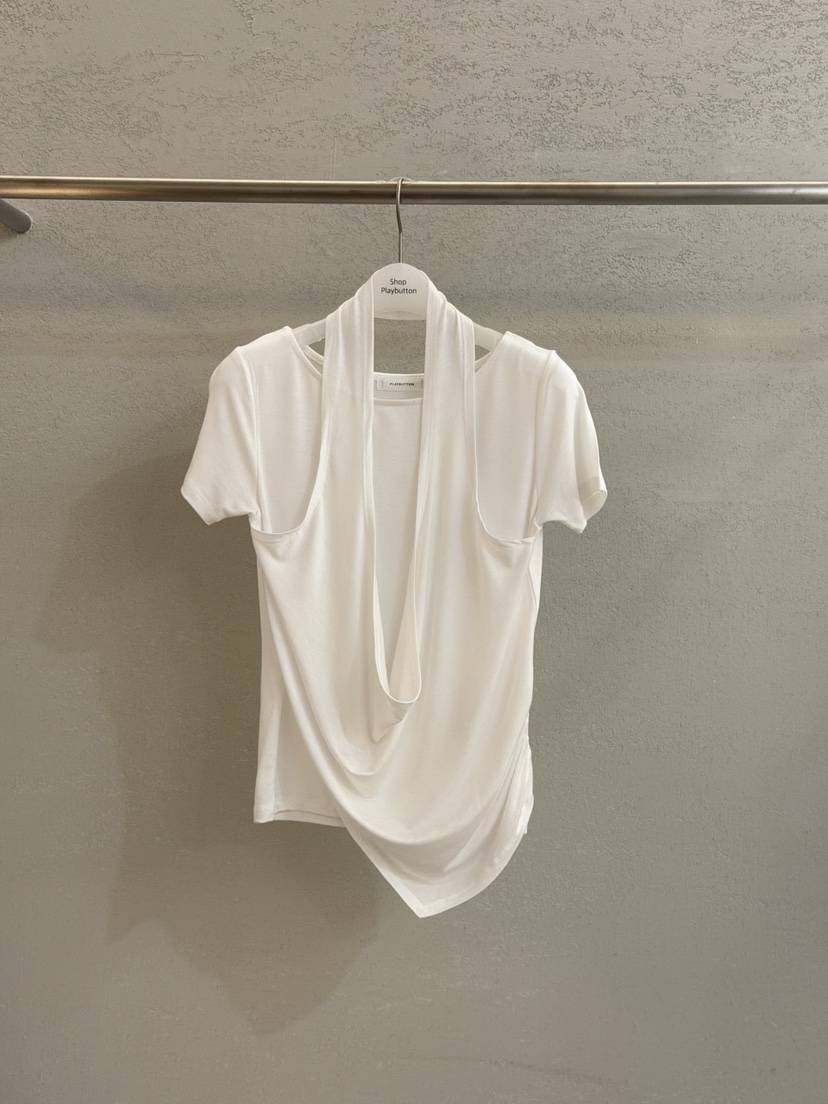 PLAYBUTTON-P韓國直郵女裝新款休閑人氣熱賣推薦時尚T恤PLAYBUTTONT恤