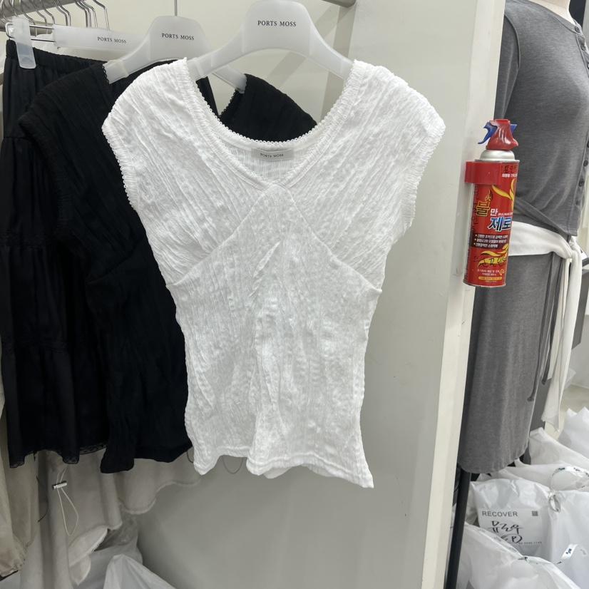 PORTS MOSS東大門實拍女裝新品推薦休閑時尚熱賣吊帶背心PORTS MOSS吊帶/背心