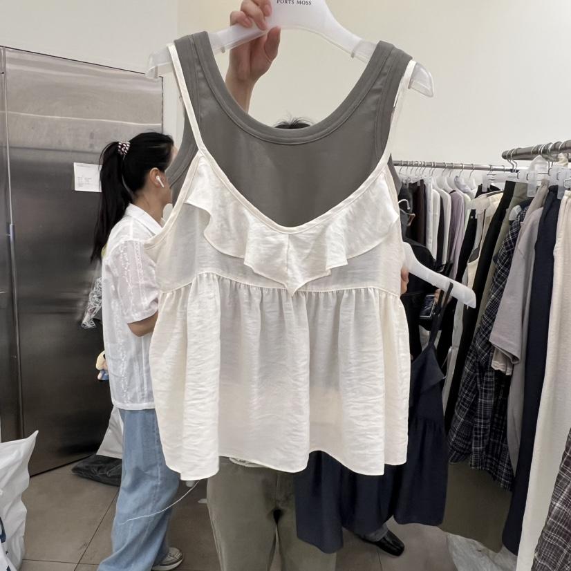 PORTS MOSS韓國代購女裝新款時尚休閑人氣吊帶背心不含內搭PORTS MOSS吊帶/背心