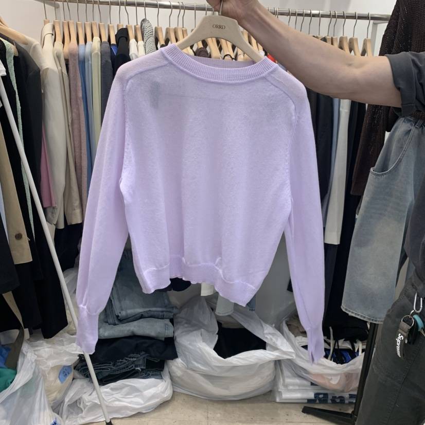 ORRD東大門實拍女士新品推薦休閑26春夏真品針織衫亞麻針織ORRD針織衫