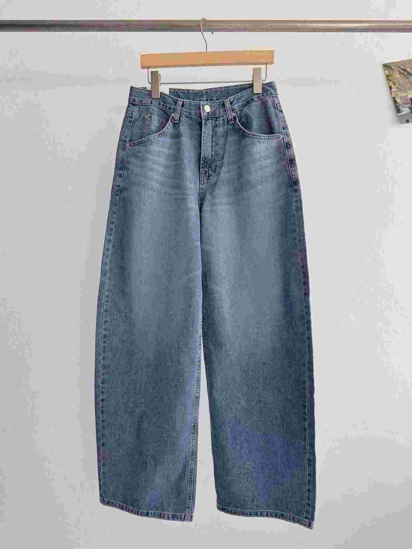 BLOCK韓國代購女士新品休閑職業26春夏人氣熱賣時尚牛仔褲BLOCK牛仔褲