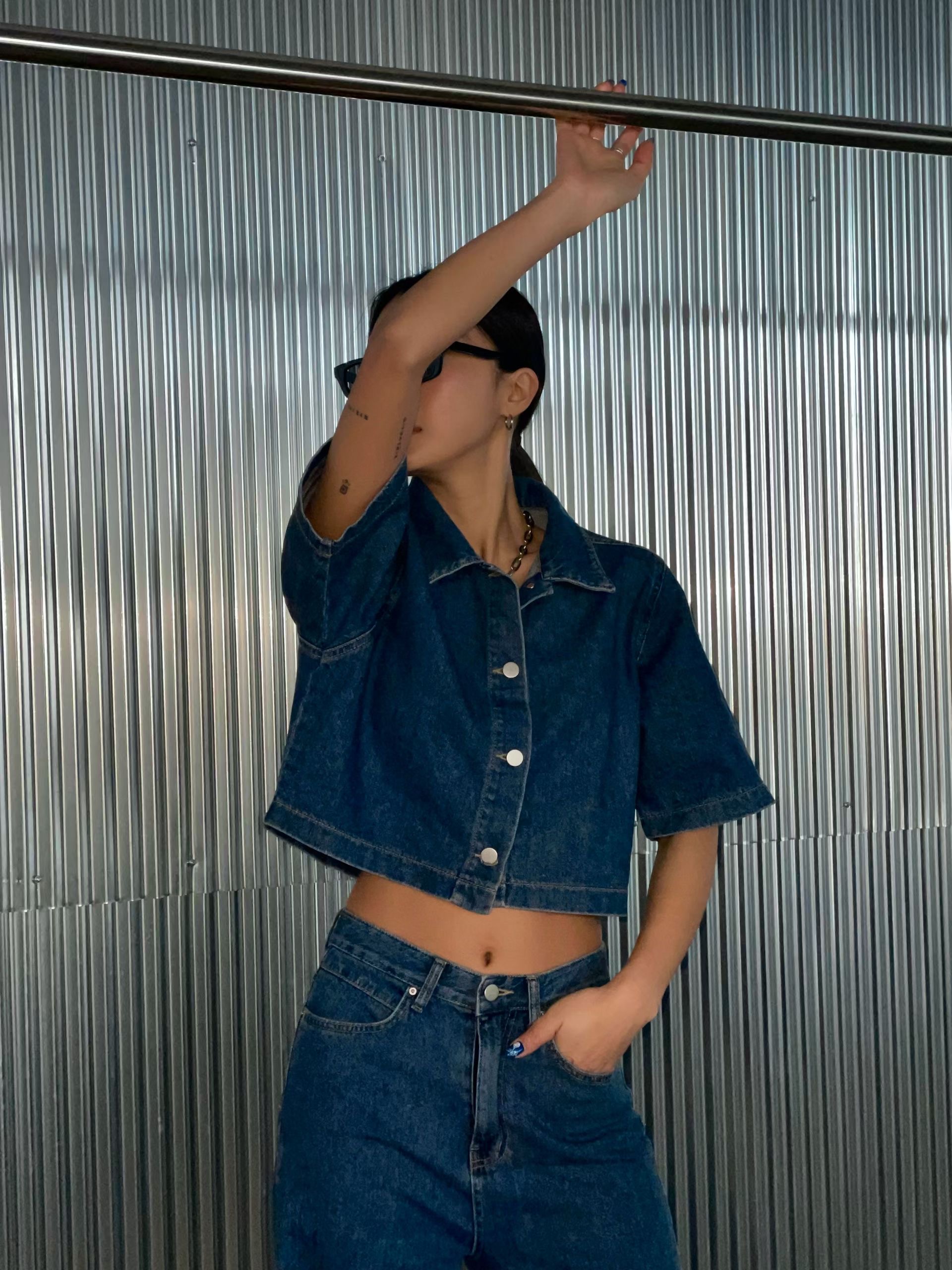 BLOCK韓國東大門直郵女裝新品職業熱賣時尚人氣休閑26春夏夾克BLOCK夾克