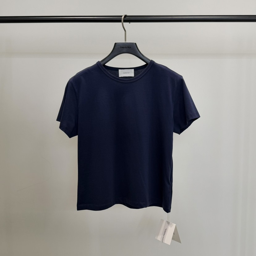 GALERIE NUIT韓國直郵實拍女士新品休閑熱賣26春夏T恤絲綢GALERIE NUITT恤