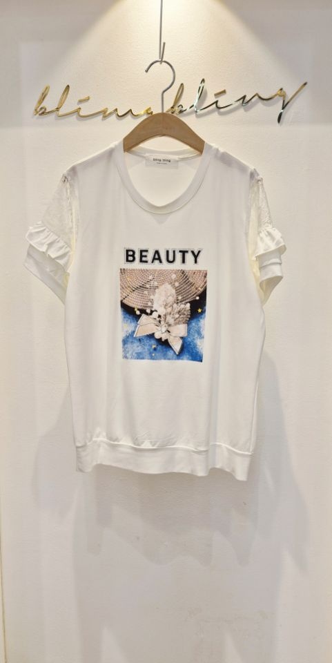 RICO/BLING BLING-S韓國代購女裝新款熱賣職業時尚T恤RICO/BLING BLING-ST恤