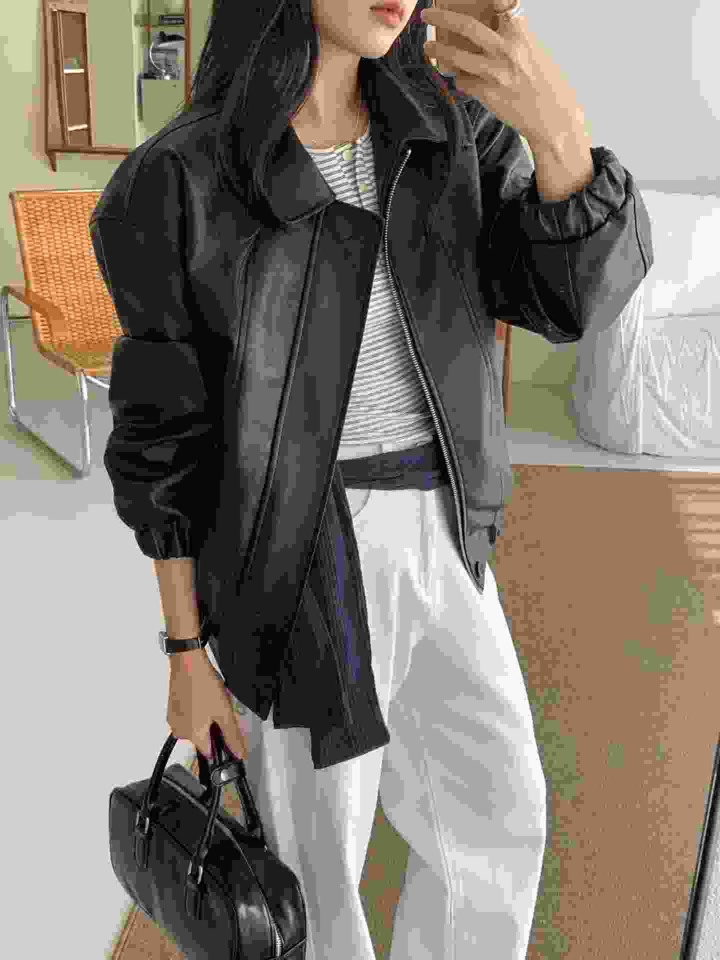 AND韓國直郵女裝新款休閑26春夏職業推薦熱賣人氣時尚夾克AND夾克