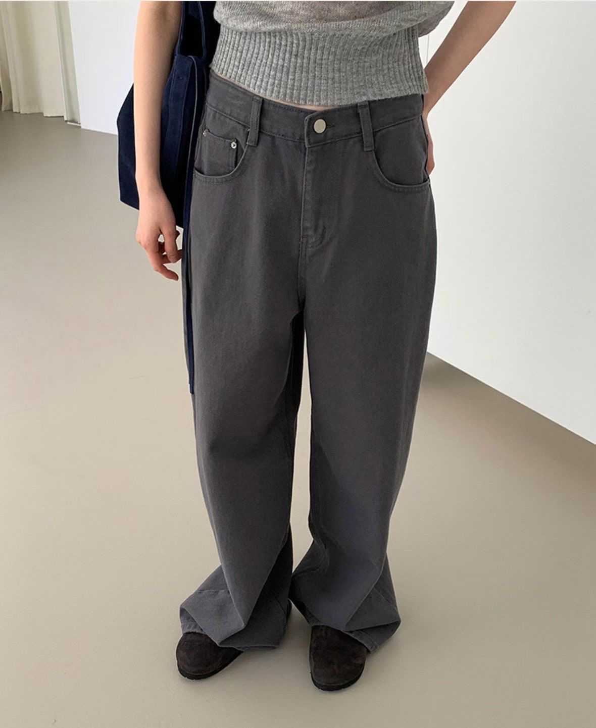 SEPTEMBER ISSUE-셉템버이슈-T韓國東大門直郵女士新品職業牛仔褲不含腰帶SEPTEMBER ISSUE牛仔褲