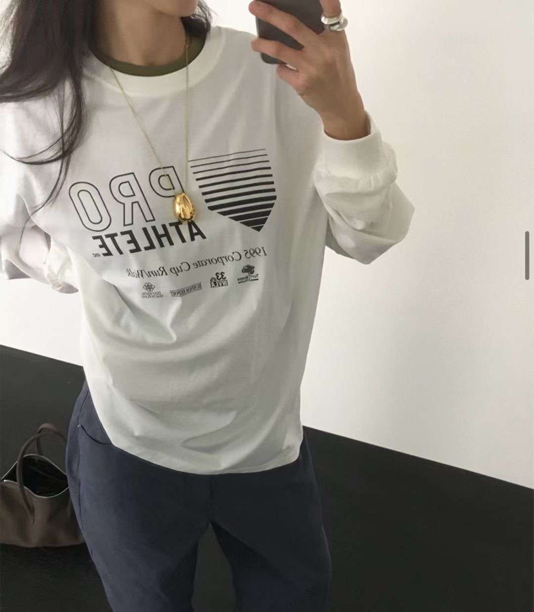 SEPTEMBER ISSUE-셉템버이슈-T韓國代購女裝新品職業長袖T恤SEPTEMBER ISSUE長袖T恤