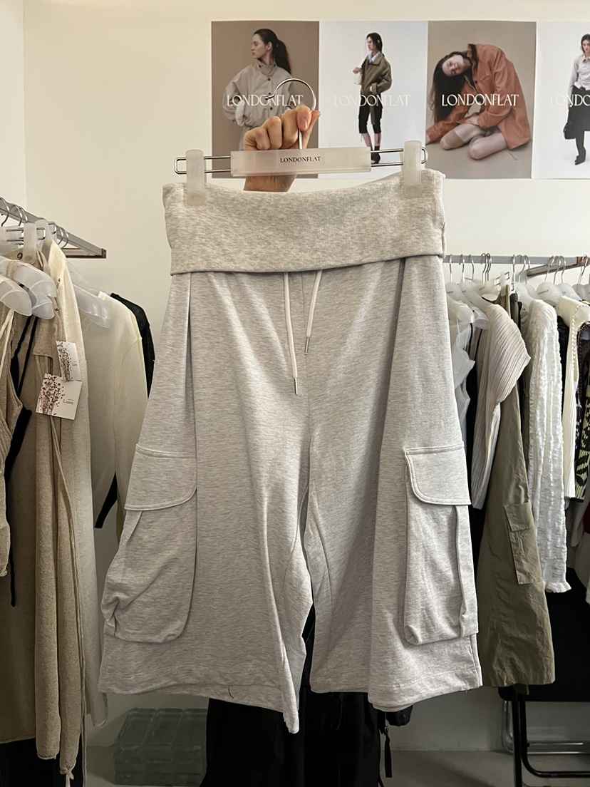 LONDON FLAT東大門直郵女士新款休閑26春夏真品時尚短褲LONDON FLAT短褲