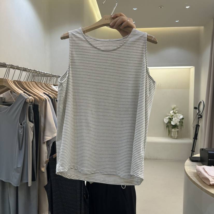 MATIERE韓國代購女裝新品26春夏熱賣休閑時尚職業吊帶背心MATIERE吊帶/背心