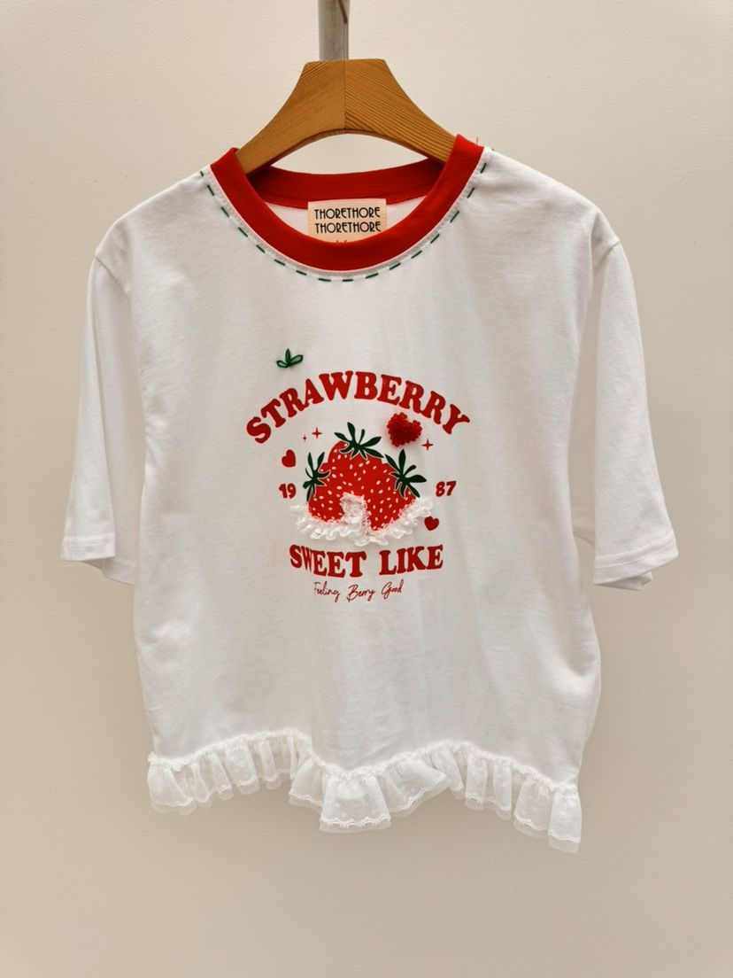 THORE韓國代購女裝新款熱賣人氣休閑職業推薦時尚26春夏T恤THORET恤