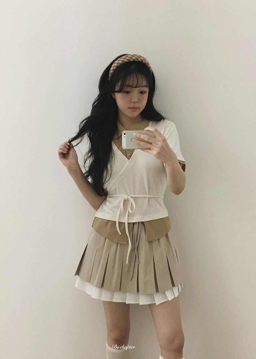 BY CHAPTER韓國直郵實拍女士新品熱賣休閑職業推薦時尚T恤BY ChapterT恤