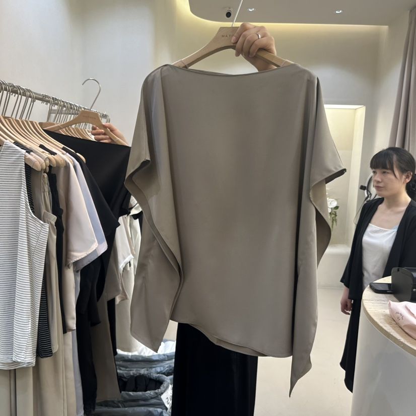 MATIERE韓國直郵女士新款職業26春夏推薦時尚熱賣襯衫蕾絲衫MATIERE襯衫/蕾絲衫