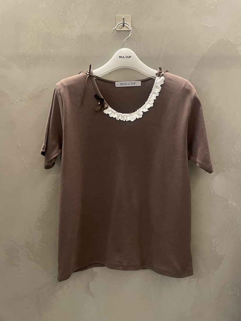 MULCUP韓國東大門代購女裝新品時尚休閑26春夏職業熱賣T恤MULCUPT恤