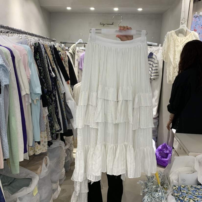 LOGROAD韓國直郵實拍女士新品推薦人氣休閑時尚26春夏長裙LOG ROAD長裙