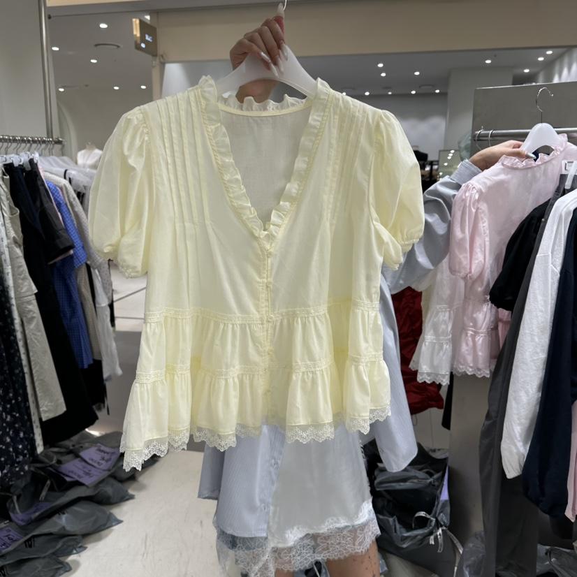 BENE韓國東大門直郵女裝新品推薦時尚熱賣26春夏襯衫蕾絲衫BENE襯衫/蕾絲衫