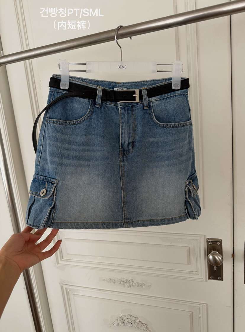 BENE韓國東大門直郵女裝新款26春夏職業時尚裙褲不含腰帶BENE裙褲