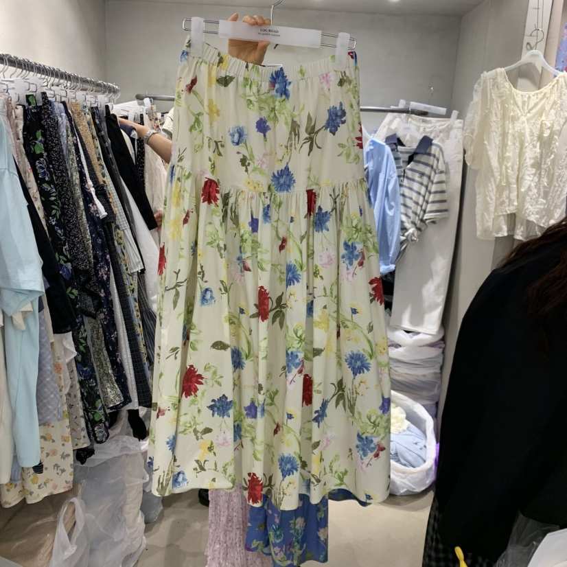 LOGROAD韓國東大門直郵女裝新品職業推薦熱賣人氣休閑長裙LOG ROAD長裙