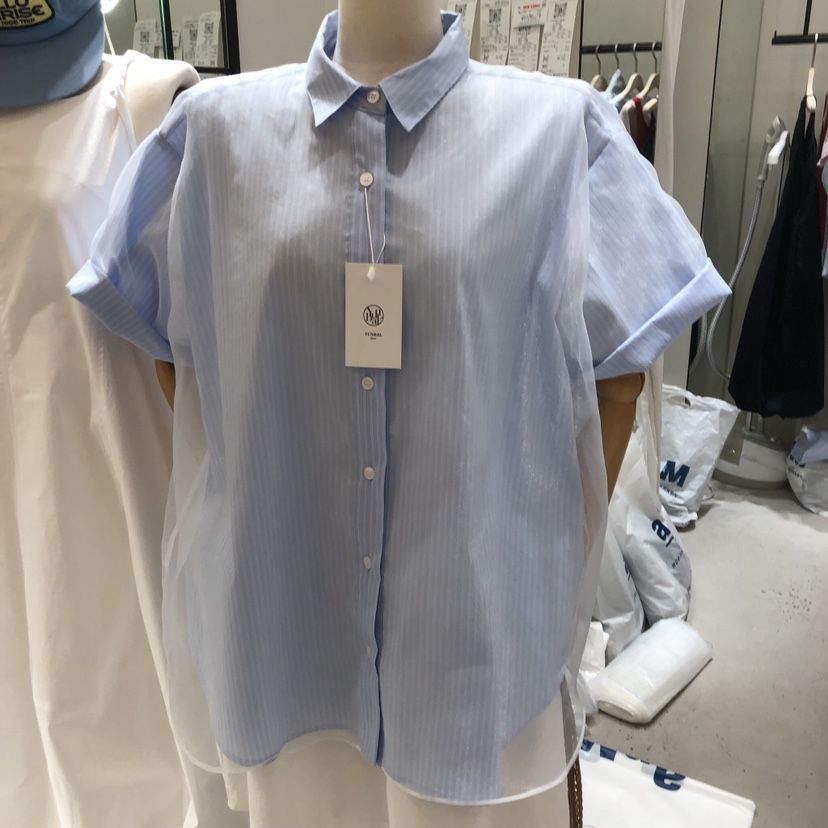 YUNBAL韓國直郵實拍女裝新品熱賣推薦職業襯衫蕾絲衫歐根紗YUNBAL襯衫/蕾絲衫