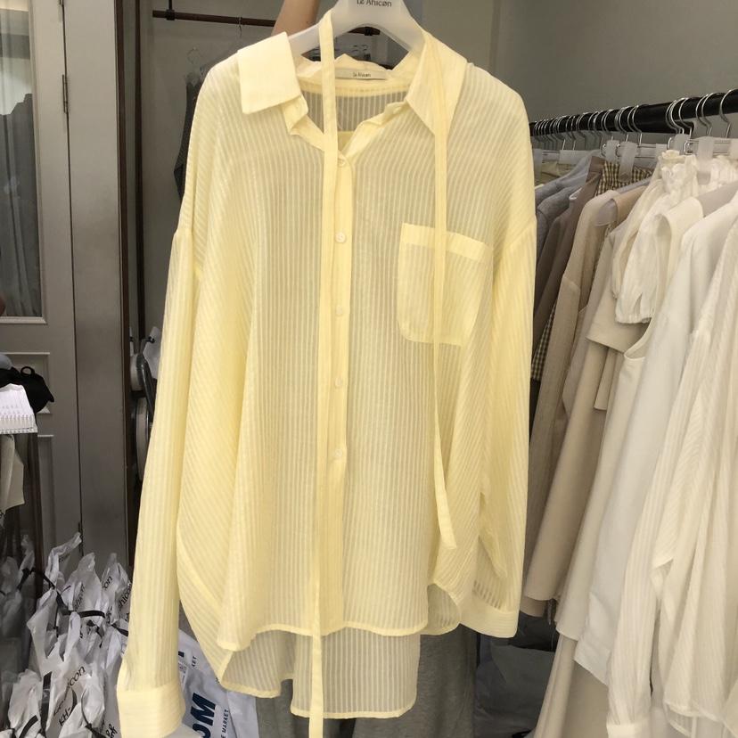 LE AHICON韓國直郵實拍女裝新款職業休閑26春夏襯衫蕾絲衫Le Ahicon襯衫/蕾絲衫