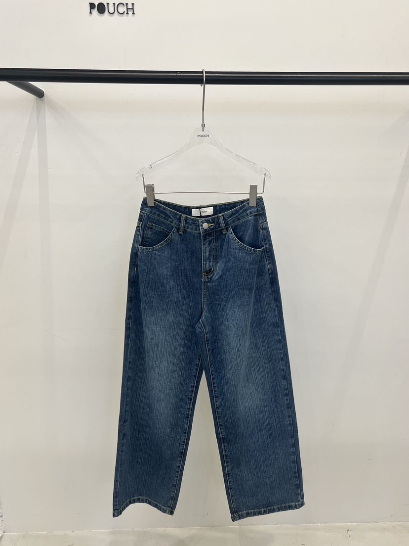 POUCH韓國東大門代購女士新品人氣時尚26春夏職業熱賣牛仔褲POUCH牛仔褲