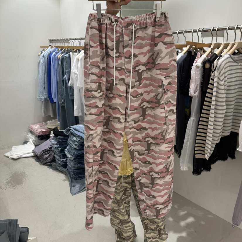 REPELLER韓國東大門代購女士新款熱賣人氣時尚休閑褲迷彩REPELLER休閑褲