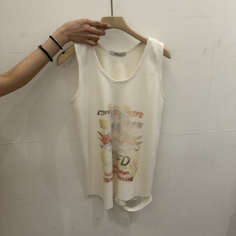 REPELLER韓國直郵女裝新品推薦熱賣26春夏吊帶背心華夫格REPELLER吊帶/背心