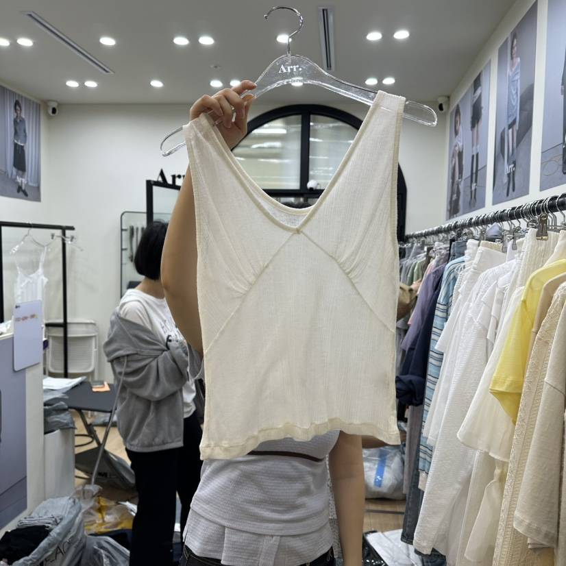 ARR韓國直郵實拍女裝新款休閑時尚職業推薦熱賣人氣吊帶背心ARR吊帶/背心