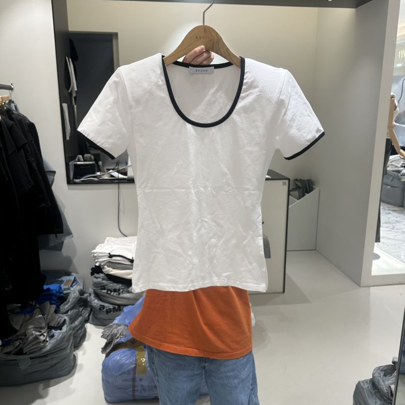 BEENS韓國代購女裝新款時尚26春夏熱賣休閑人氣推薦職業T恤BEENST恤