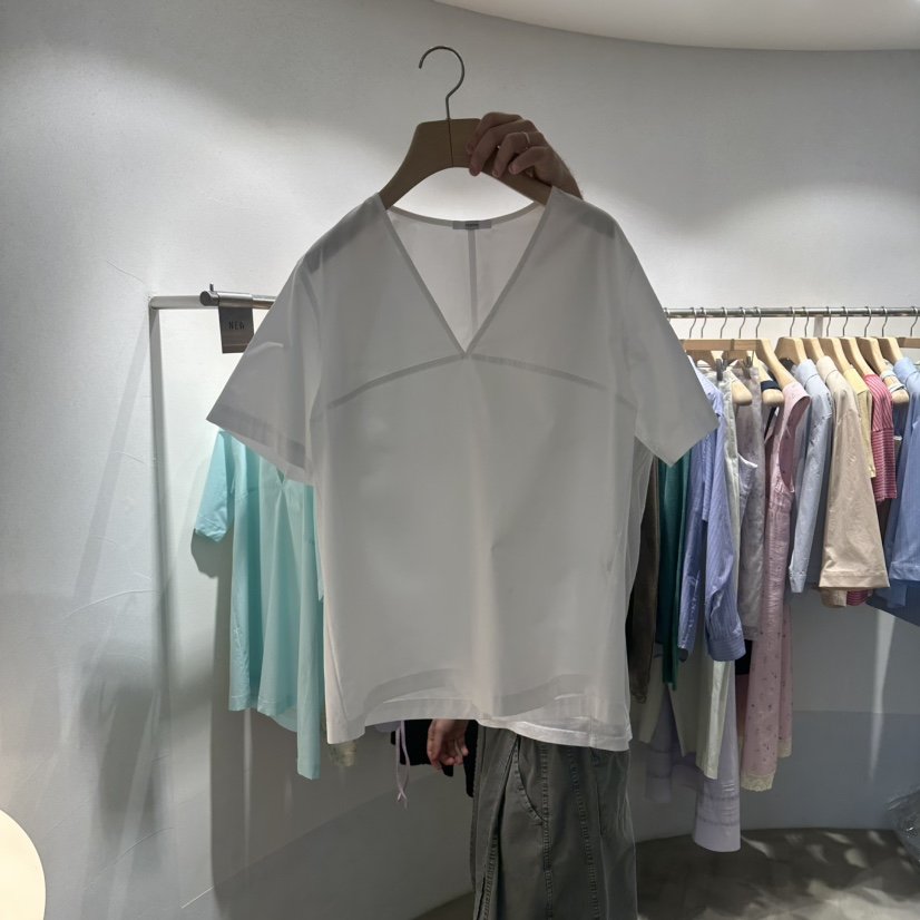 ROOM K-P韓國東大門直郵女士新品熱賣時尚26春夏襯衫蕾絲衫roomk襯衫/蕾絲衫