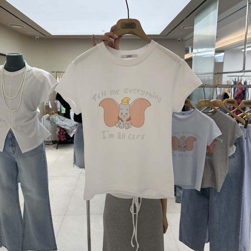 FORMING-P韓國東大門直郵女士新品時尚休閑26春夏T恤小飛象FORMING-PT恤