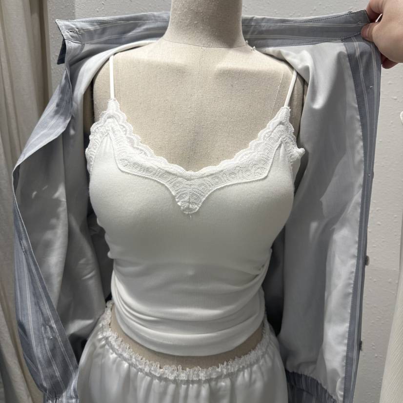 ACKER韓國直郵女裝新款職業推薦熱賣休閑26春夏吊帶背心蕾絲ACKER吊帶/背心